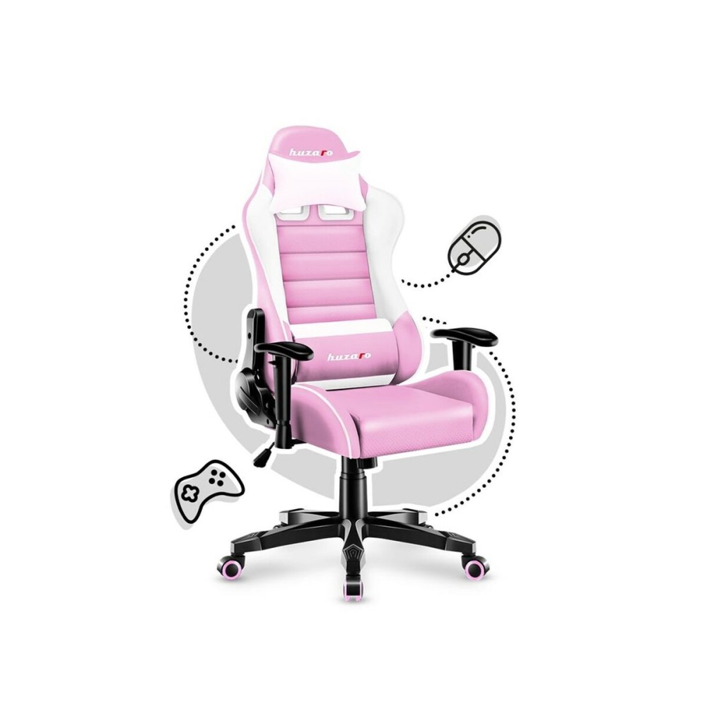 Καρέκλα Παιχνιδιού Huzaro HZ-Ranger 6.0 Pink Λευκό