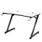 Γραφείο Huzaro Hero 2.5 Λευκό Μαύρο Αλουμίνιο 120 x 60 cm