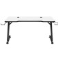 Γραφείο Huzaro Hero 2.5 Λευκό Μαύρο Αλουμίνιο 120 x 60 cm