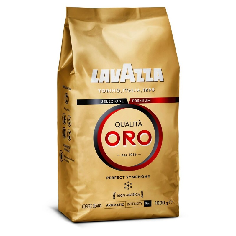 Καφές σε Kόκκους Lavazza Qualità Oro 1kg