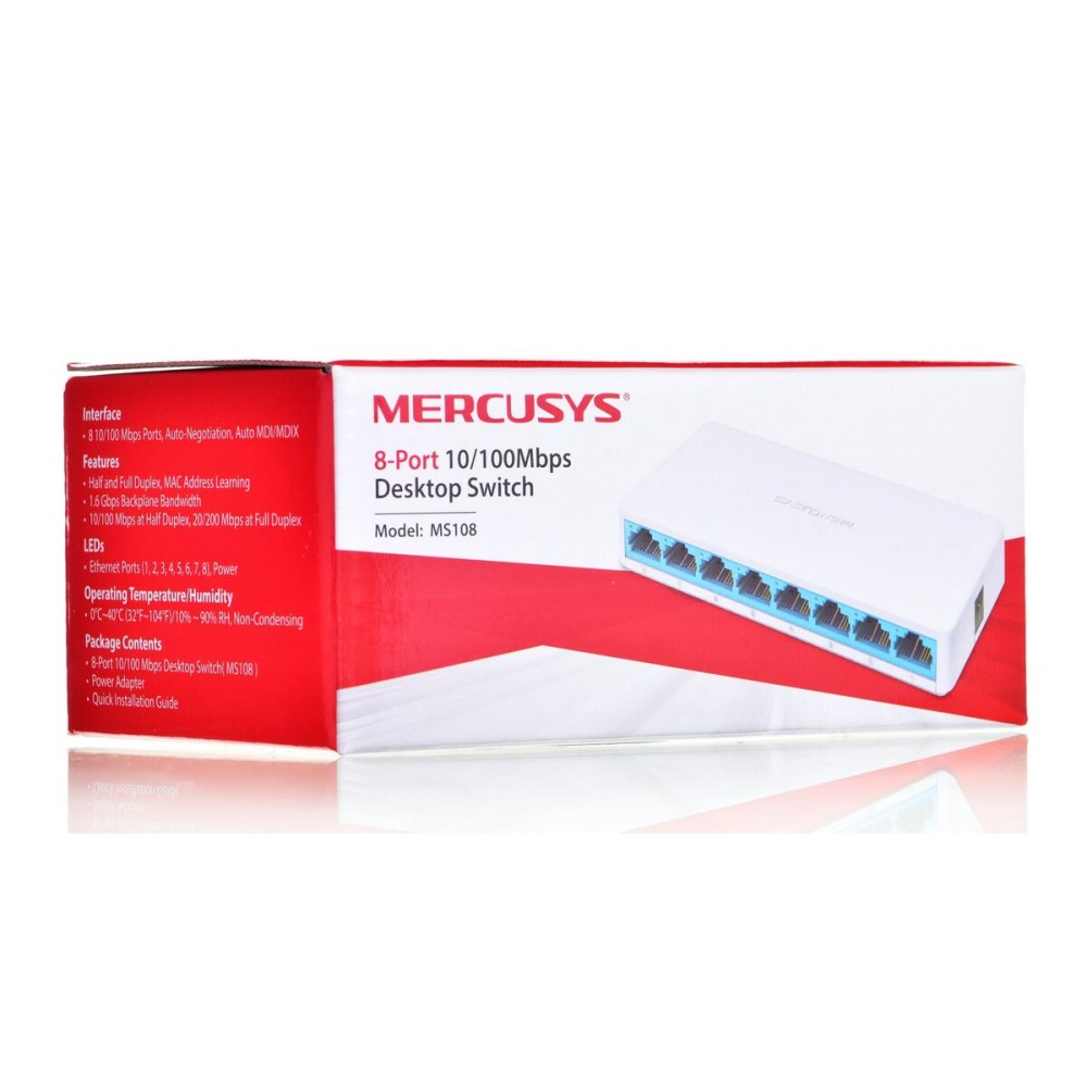 Διακόπτης Mercusys MS108 Ethernet LAN 10/100