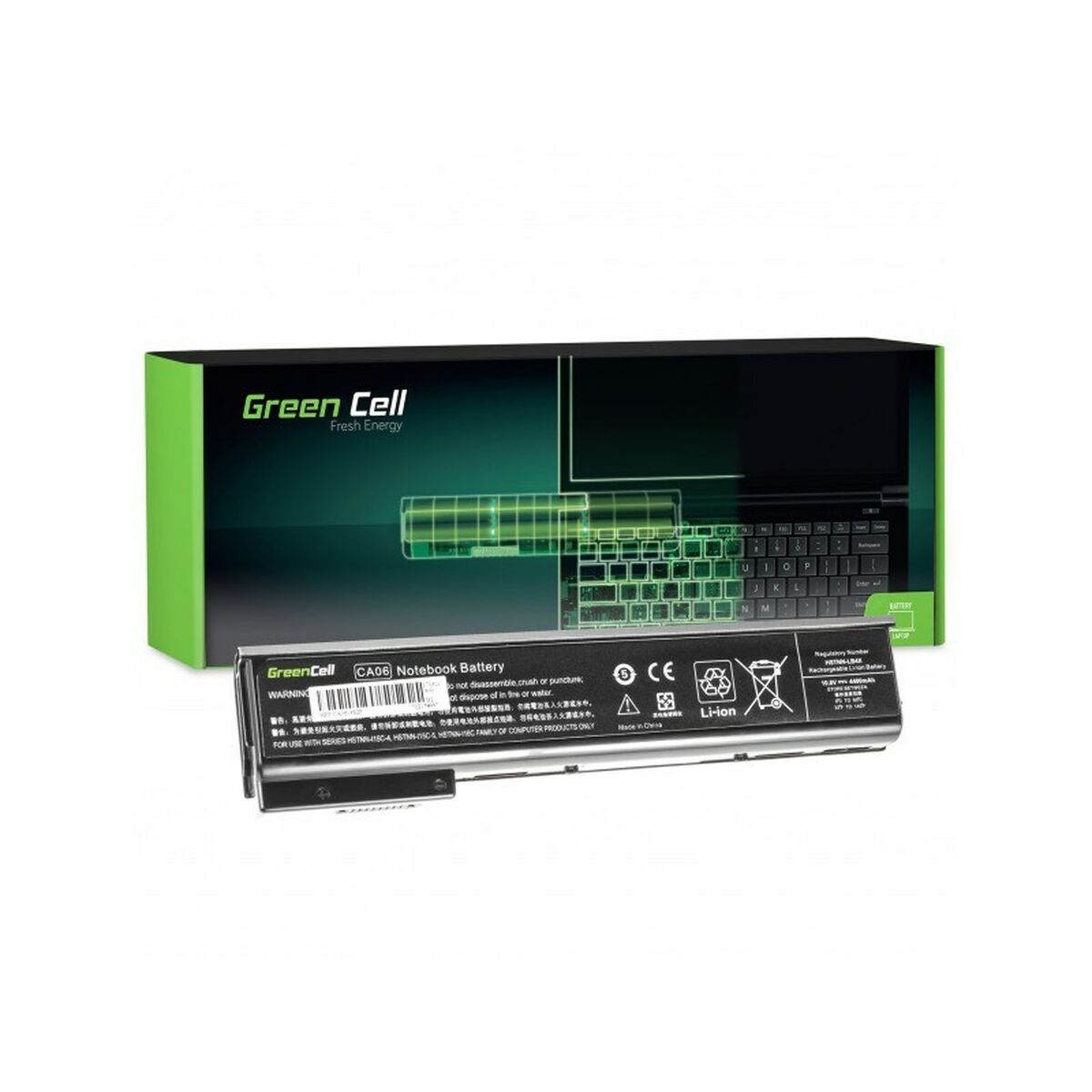 Μπαταρία φορητού υπολογιστή Green Cell HP100 Μαύρο 4400 mAh