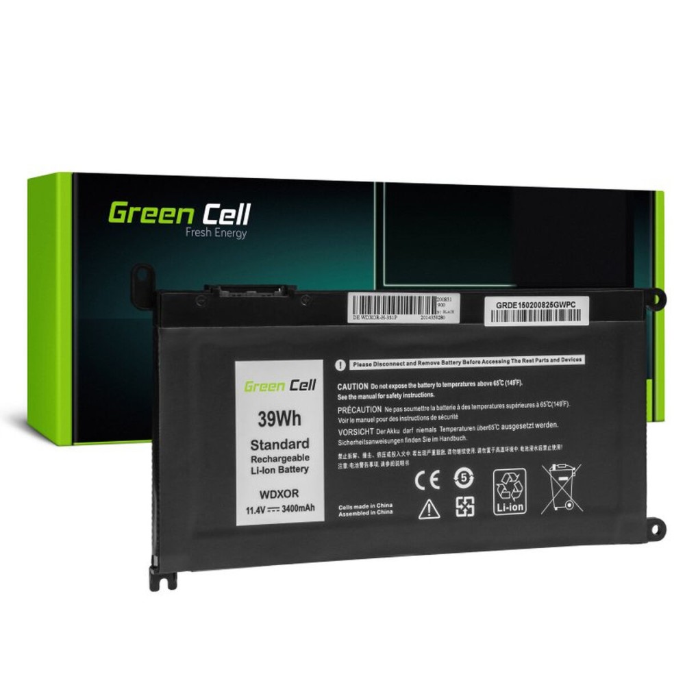 Μπαταρία φορητού υπολογιστή Green Cell DE150 Μαύρο 3400 mAh