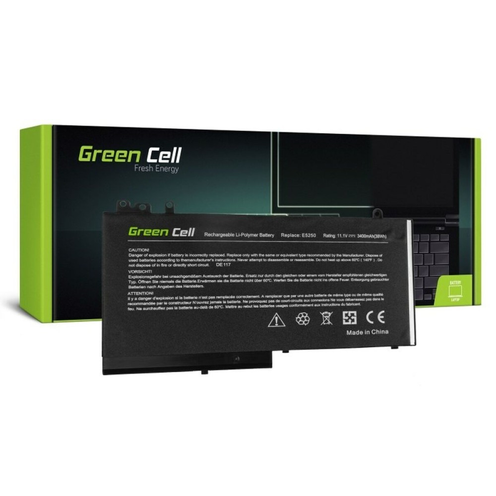 Μπαταρία φορητού υπολογιστή Green Cell DE117 Μαύρο 3400 mAh