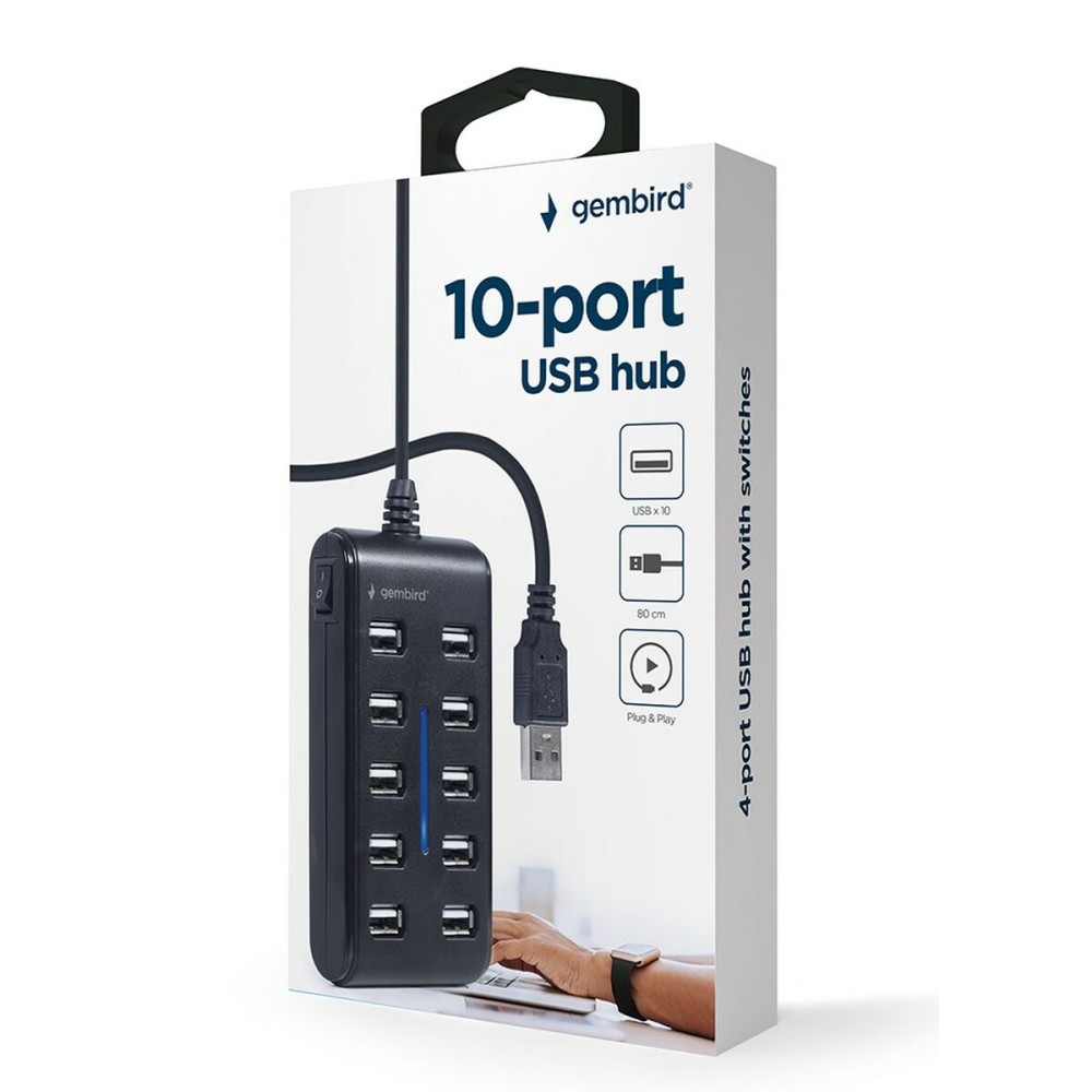 USB Hub GEMBIRD UHB-U2P10P-01