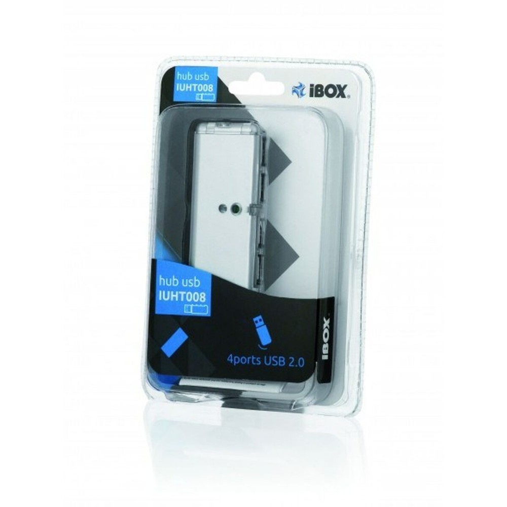 USB Hub Ibox IUHT008C Μαύρο