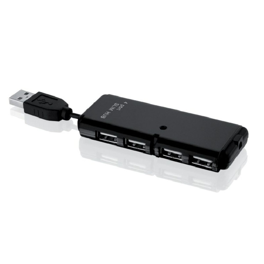 USB Hub Ibox IUHT008C Μαύρο