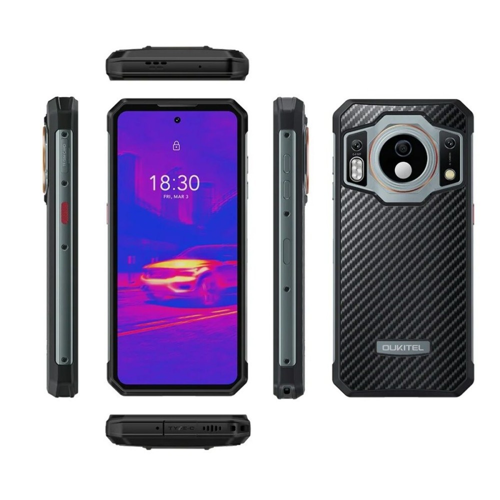 Smartphone Oukitel WP21 Ultra 6,78" MediaTek Helio G99 12 GB RAM 256 GB Μαύρο