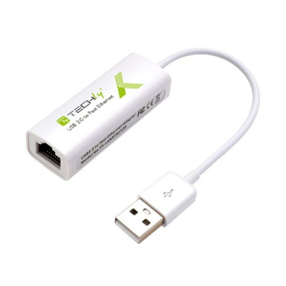 Αντάπτορας USB σε Ethernet Techly 107630 15 cm