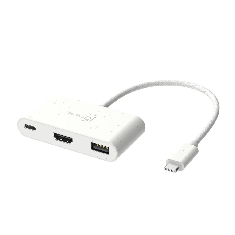 USB Hub j5create JCA379EW-N Λευκό