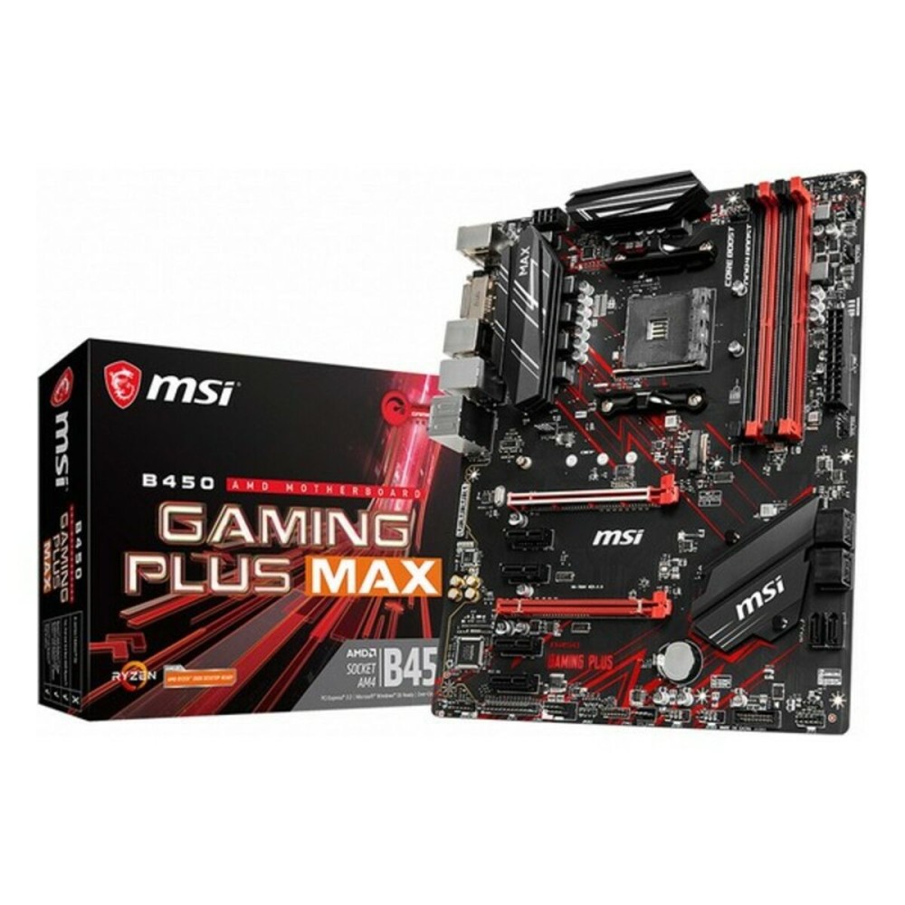 Μητρική Κάρτα MSI B450 GAMING PLUS MAX ATX DDR4 AM4 AMD B450 AMD AMD AM4