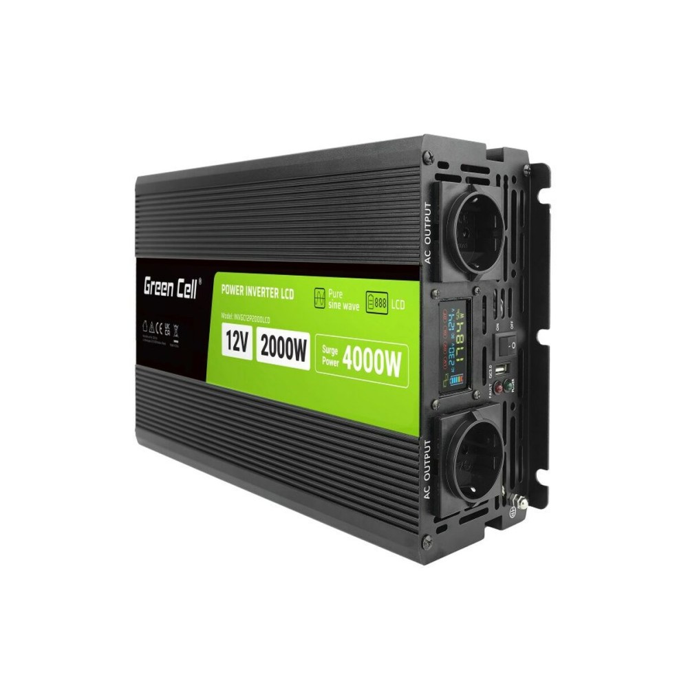 Μετασχηματιστής Green Cell INVGC12P2000LCD 2000 W