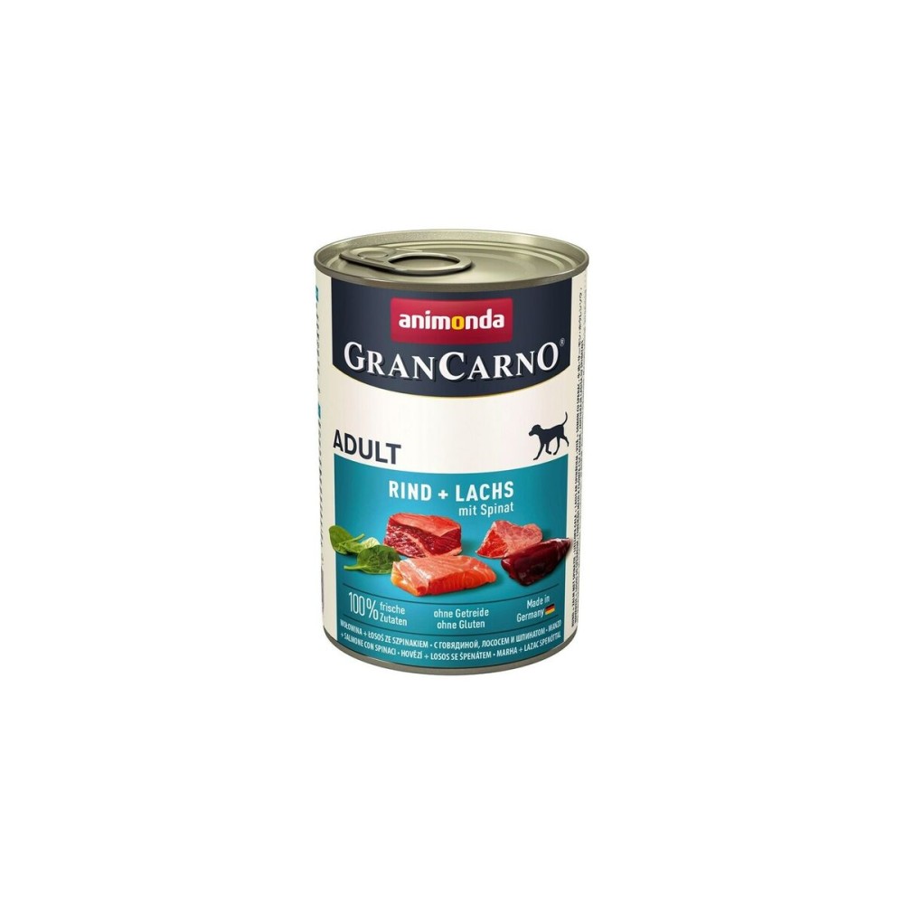 Υγρό φαγητό Animonda Grancarno Adult Salmon Σπανάκι 400 g