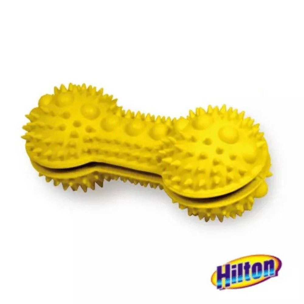 Παιχνίδια για Σκύλους Hilton Flax Rubber Κίτρινο Φυσικό καουτσούκ (1 Τεμάχια)