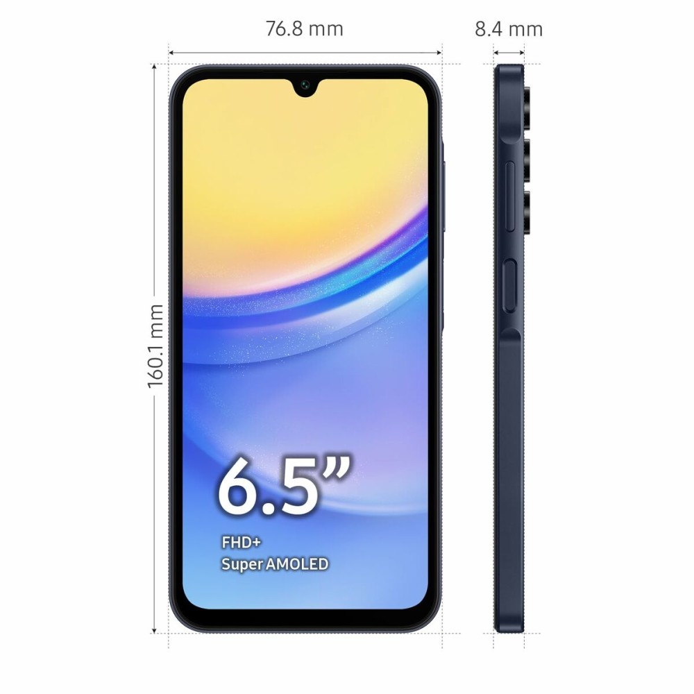 Smartphone Samsung SM-A156BZKDEUE 6,5" Mediatek Dimensity 6100+ 4 GB RAM 128 GB Σκούρο μπλε