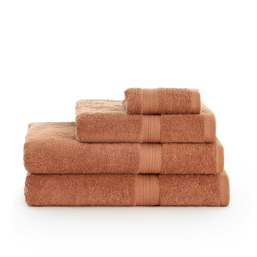 Πετσέτα μπάνιου Terracota Πορτοκαλί 100 x 150 cm 100 x 1 x 150 cm