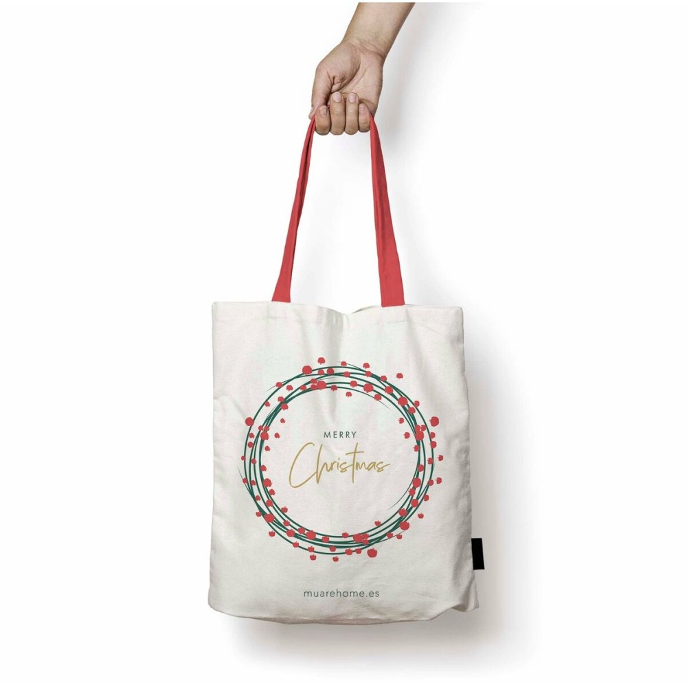 Τσάντα για ψώνια Decolores Merry Christmas 83 Πολύχρωμο 36 x 42 cm