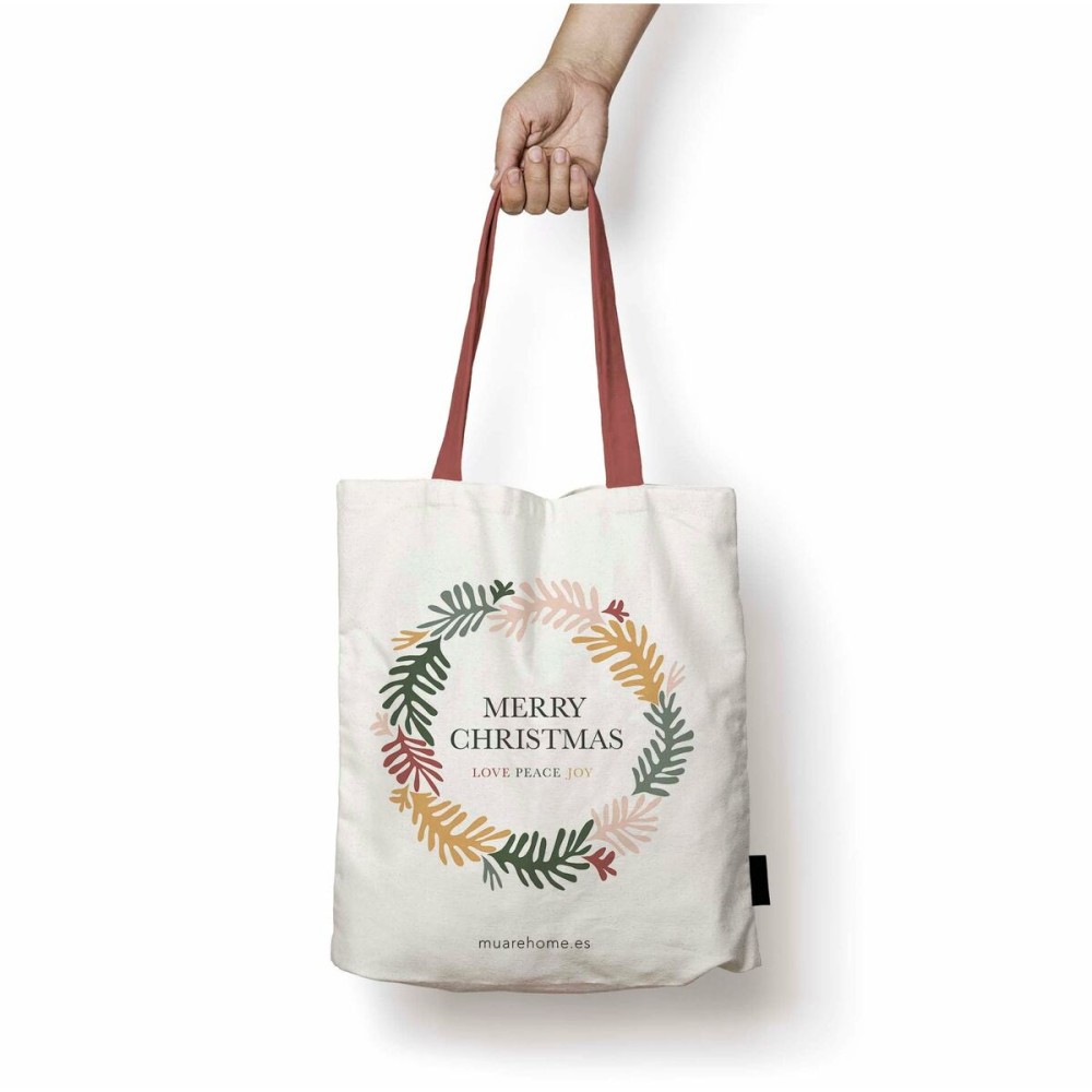 Τσάντα για ψώνια Decolores Merry Christmas 84 Πολύχρωμο 36 x 42 cm