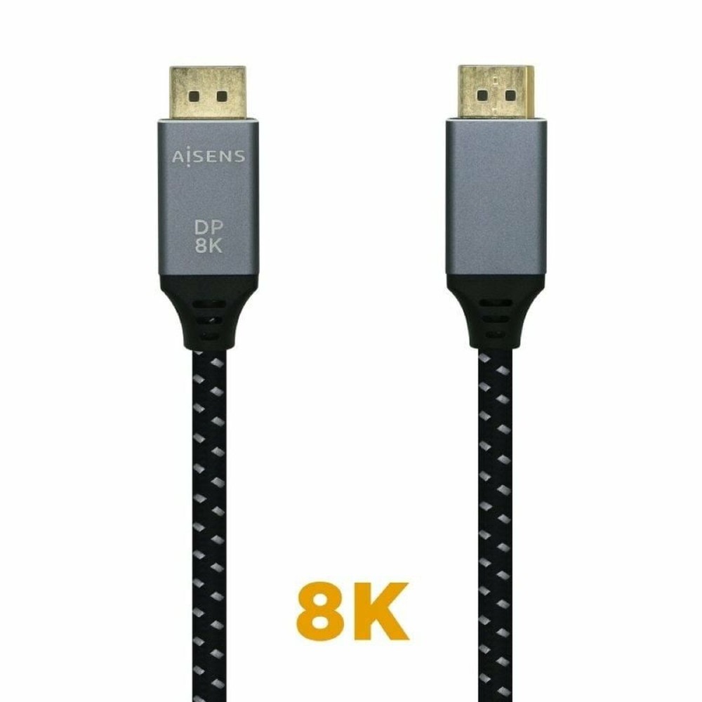 Καλώδιο DisplayPort Aisens A149-0436 Μαύρο Μαύρο/Γκρι 1,5 m