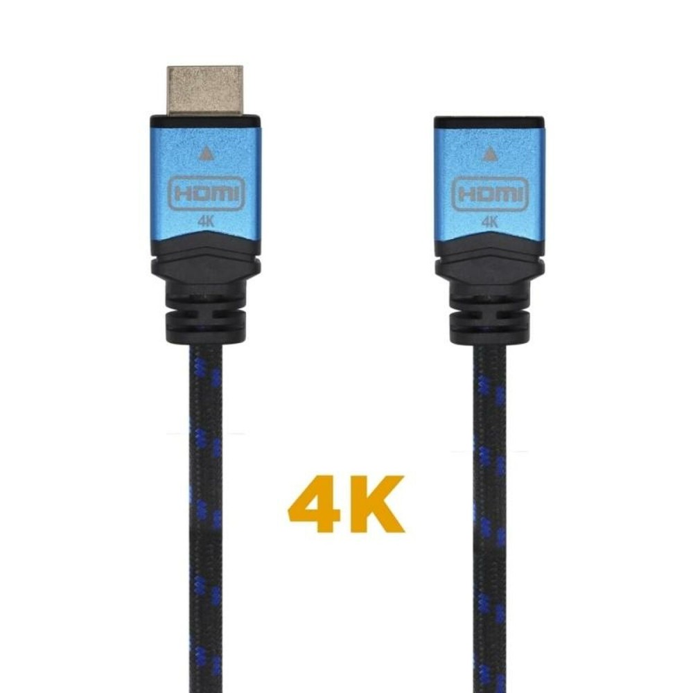 Καλώδιο HDMI Aisens A120-0453 Μαύρο Μαύρο/Μπλε 2 m Καλώδιο Επέκτασης