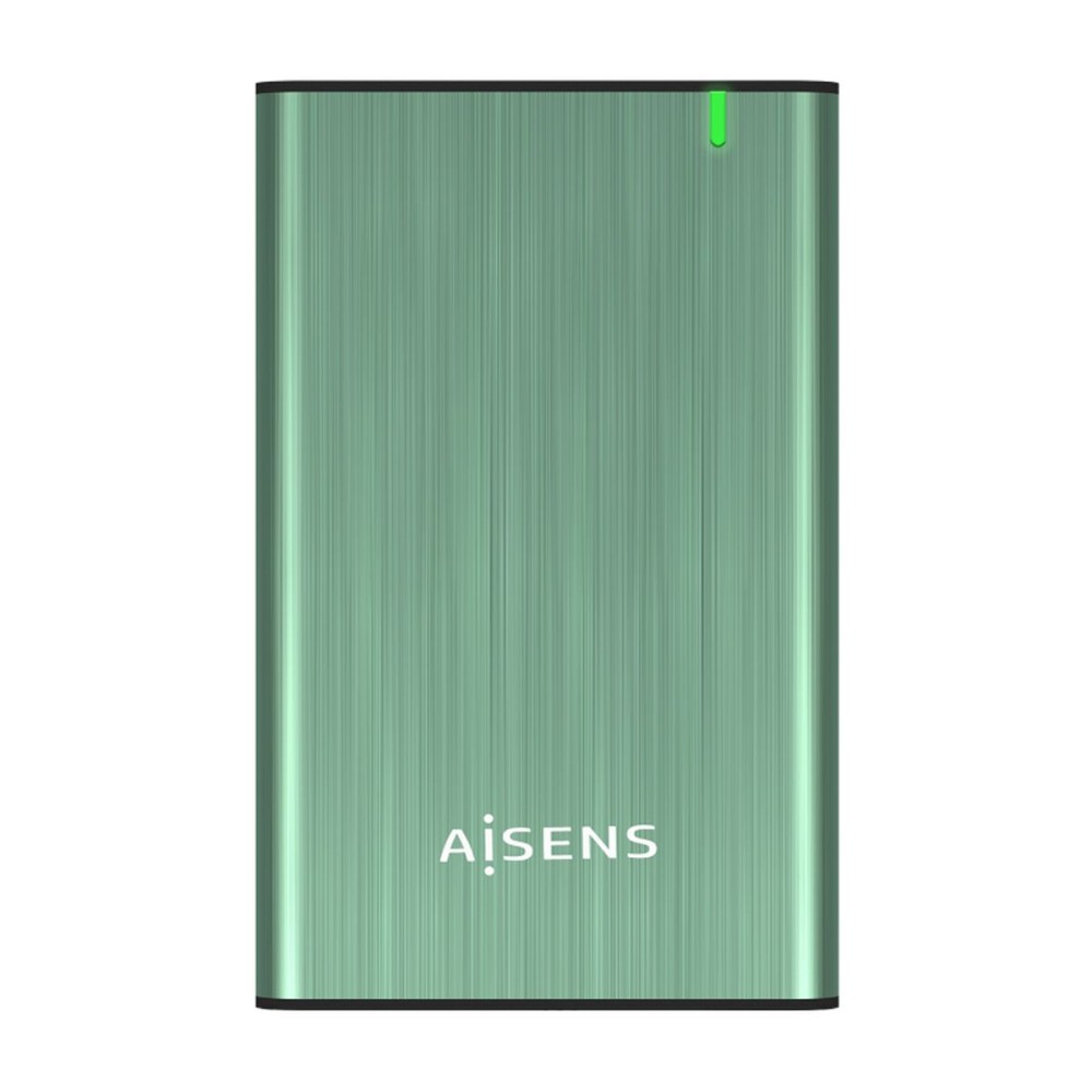 Θήκη Σκληρού Δίσκου Aisens ASE-2525SGN Πράσινο 2,5"
