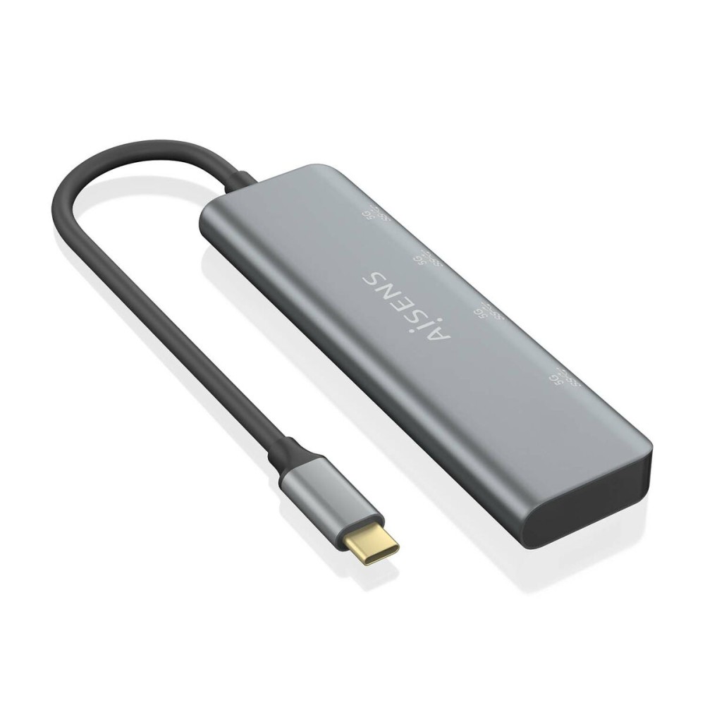 USB Hub Aisens A109-0763 Γκρι (1 μονάδα)