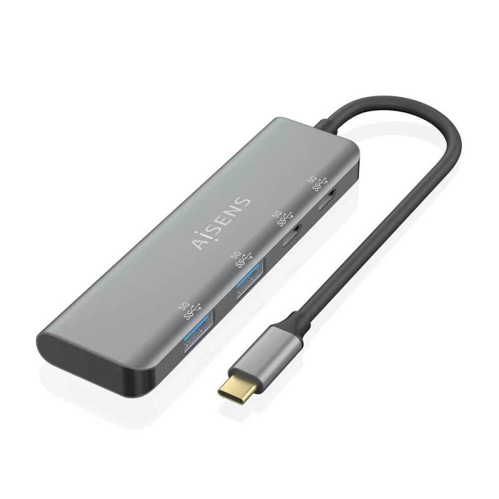 USB Hub Aisens A109-0763 Γκρι (1 μονάδα)