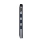 USB Hub Aisens ASUC-8P004-GR Γκρι 100 W 4K Ultra HD