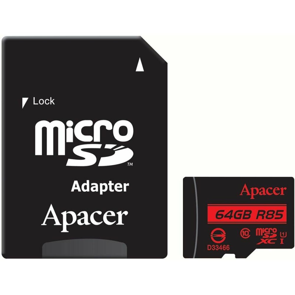 Κάρτα Μνήμης SD Apacer AP64GMCSX10U5-R 64 GB