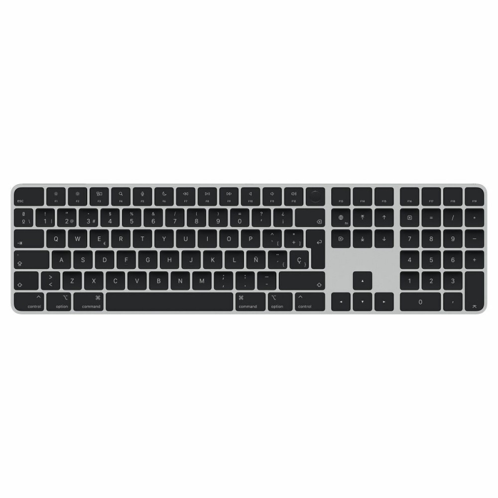Bluetooth Πληκτρολόγιο Apple Magic Keyboard Ισπανικό Qwerty Μαύρο/Ασημί