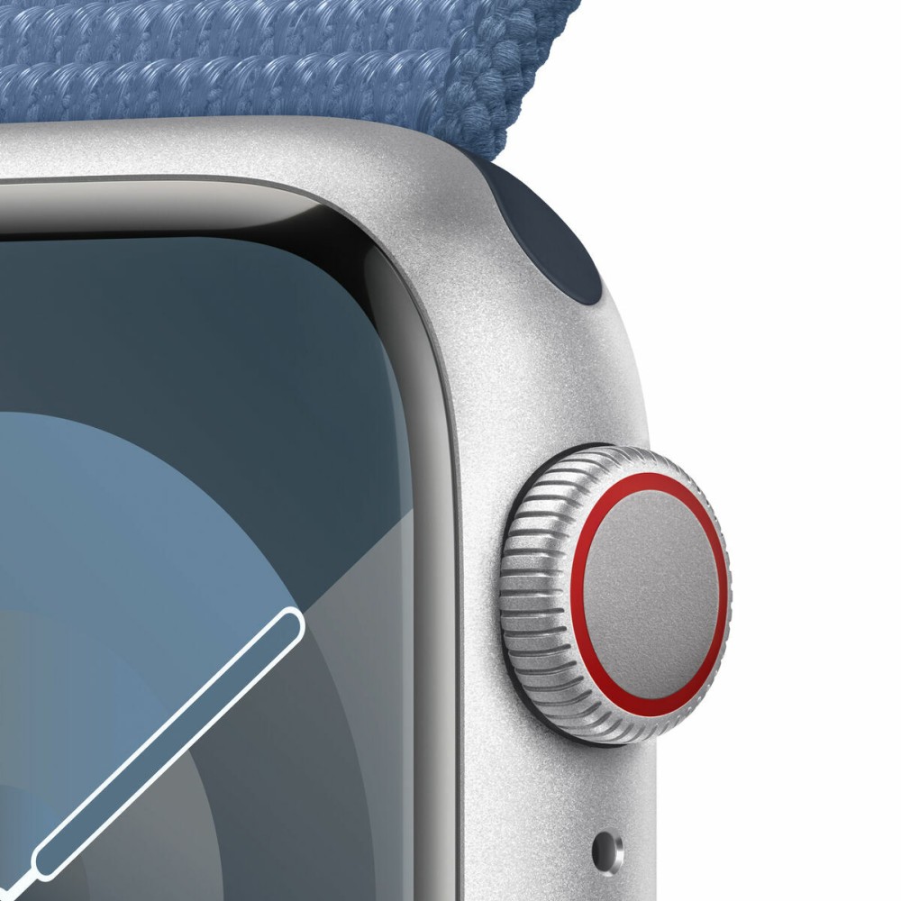 Smartwatch Apple MRHX3QL/A Μπλε Ασημί 41 mm