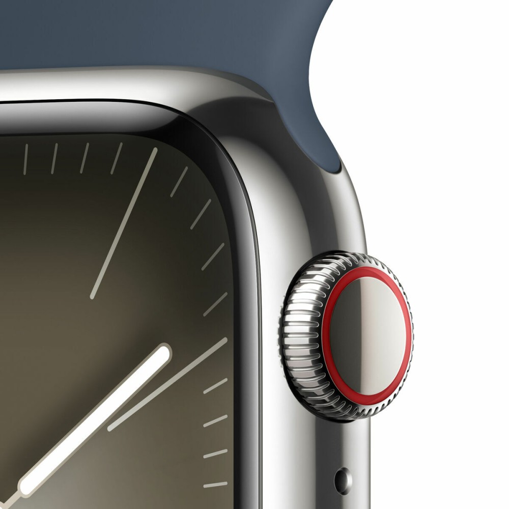 Smartwatch Apple MRJ23QL/A 1,9" Μπλε Ασημί 41 mm