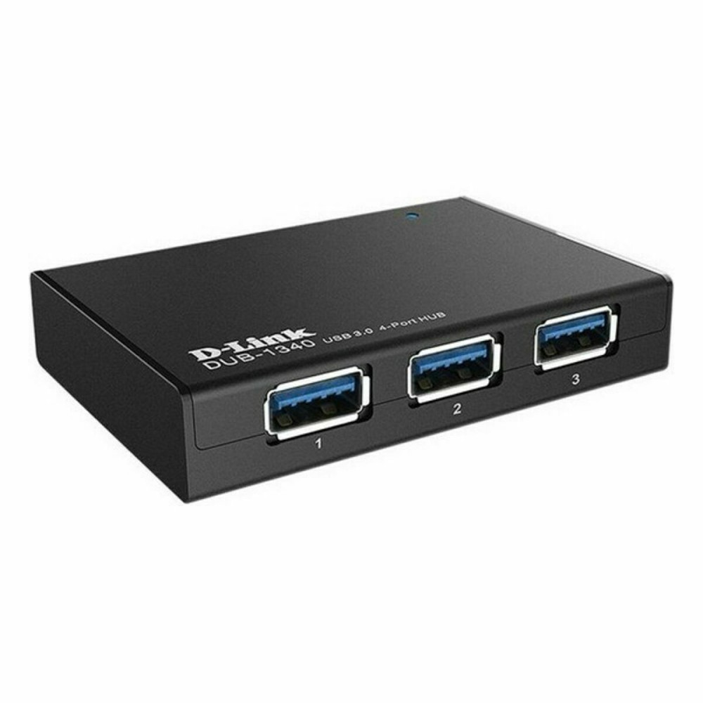 USB Hub D-Link DUB-1340/E Μαύρο