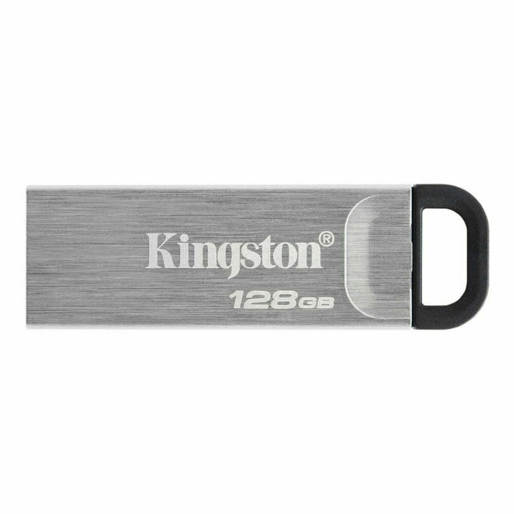 Στικάκι USB Kingston DTKN/128GB Μαύρο Ασημί 128 GB