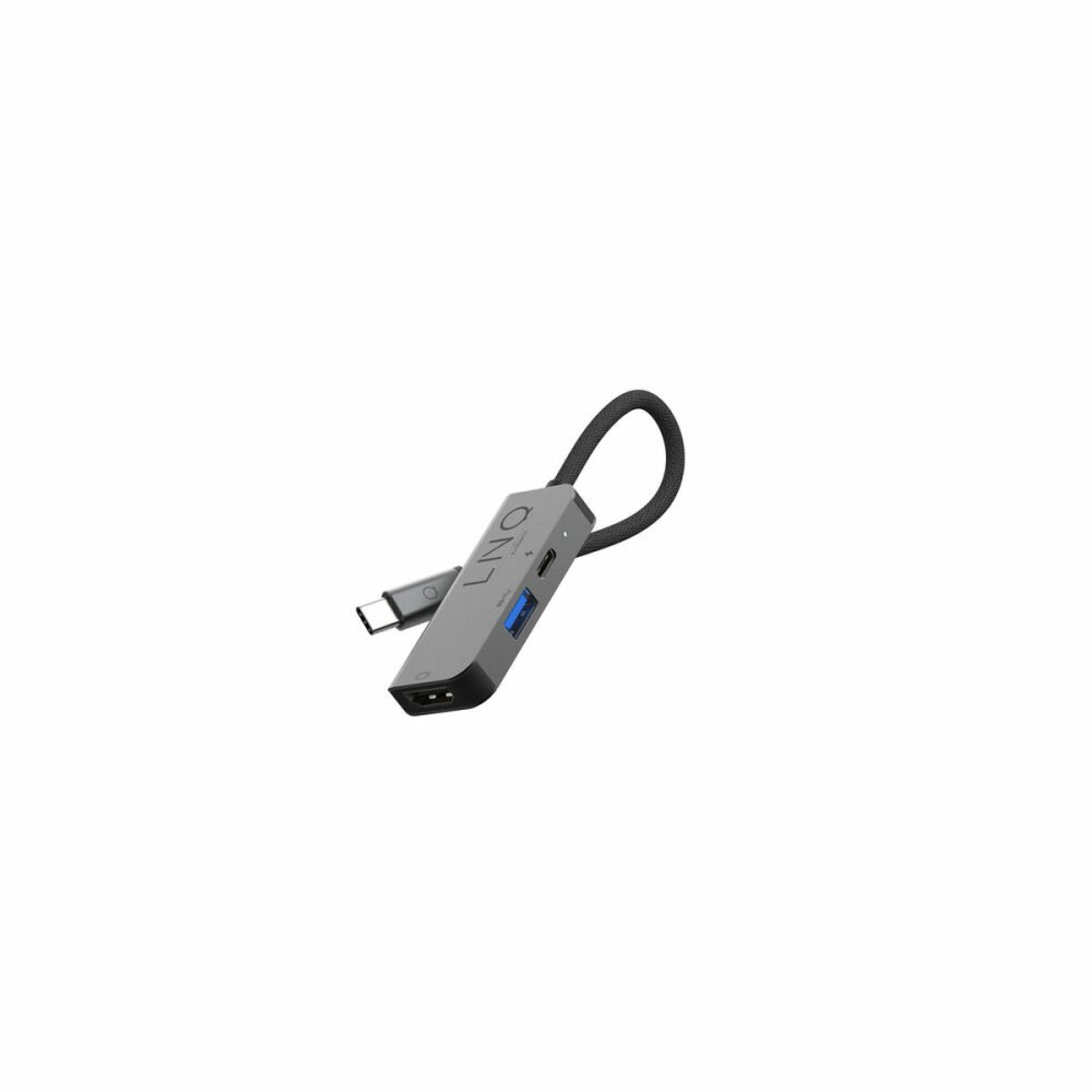 USB Hub Linq Byelements LQ48000 Γκρι