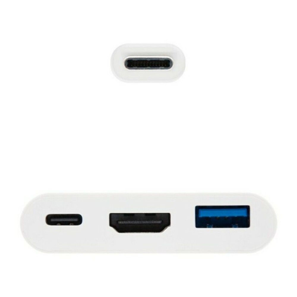 Αντάπτορας USB-C σε HDMI NANOCABLE 10.16.4302 Full HD (15 cm) Λευκό (x1)