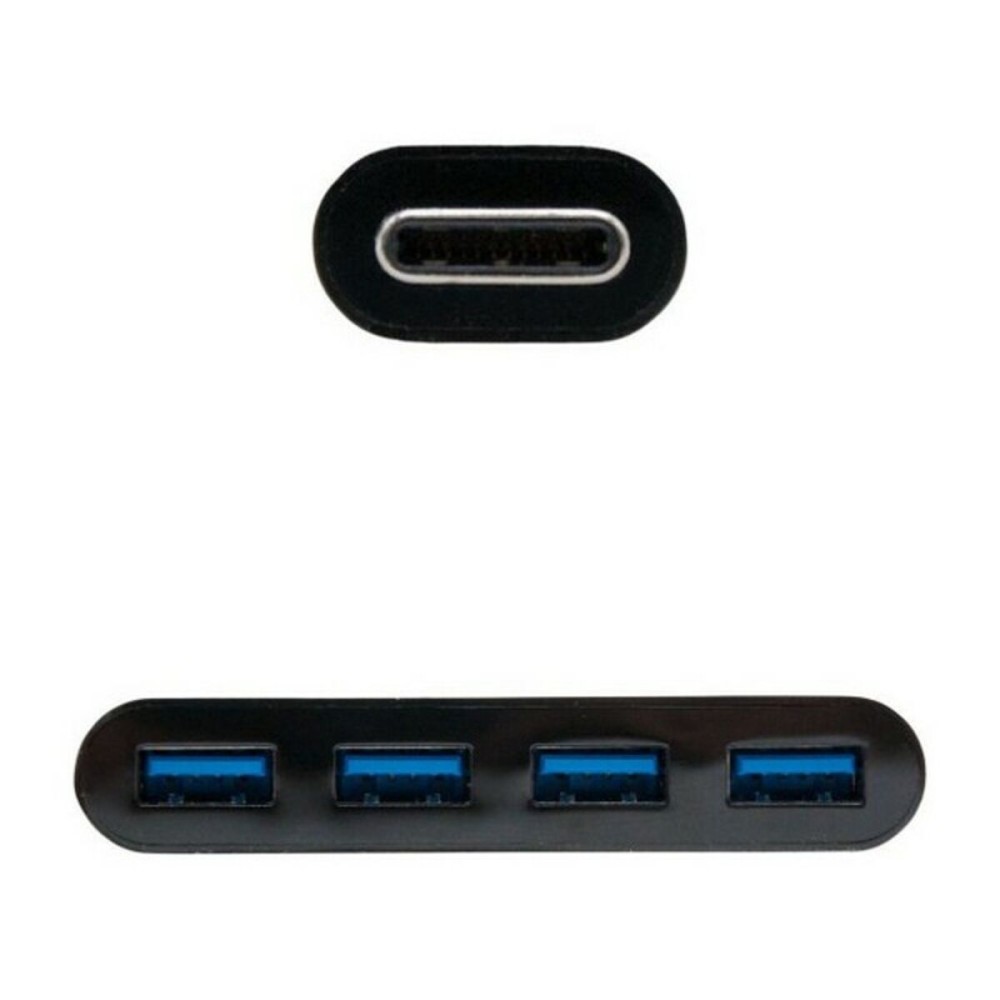 Αντάπτορας USB-C σε USB NANOCABLE 10.16.4401-BK (10 cm) 10 cm