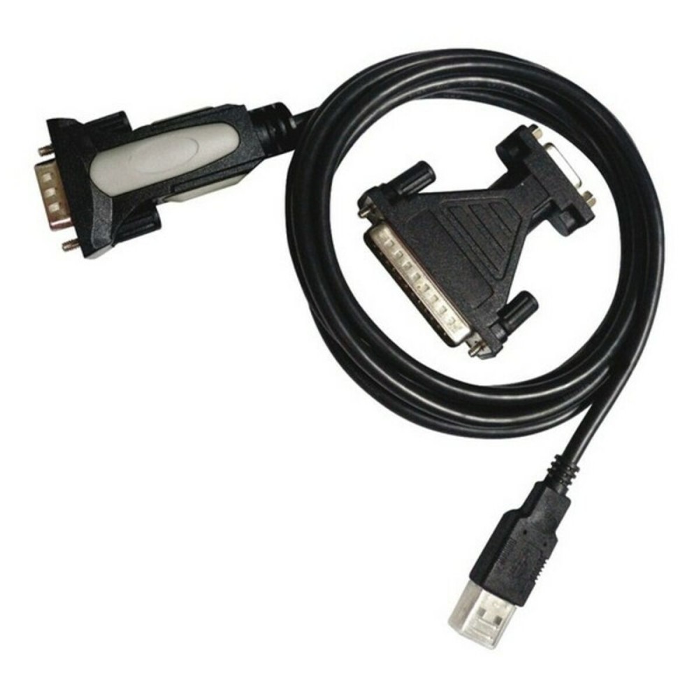 Αντάπτορας USB σε RS232 NANOCABLE 10.03.0002 1,8 m Μαύρο 1,8 m