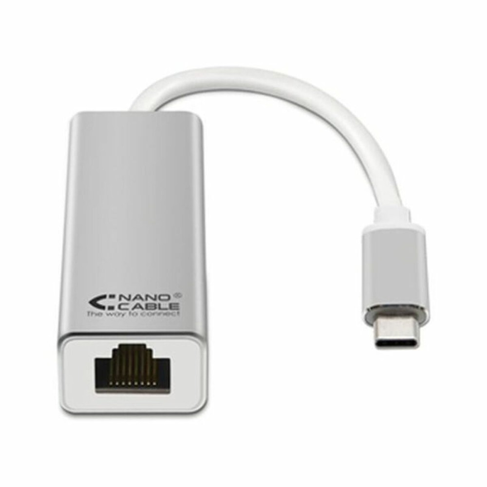 Μετατροπέας USB 3.0 έως Gigabit Ethernet NANOCABLE 10.03.0402 Ασημί