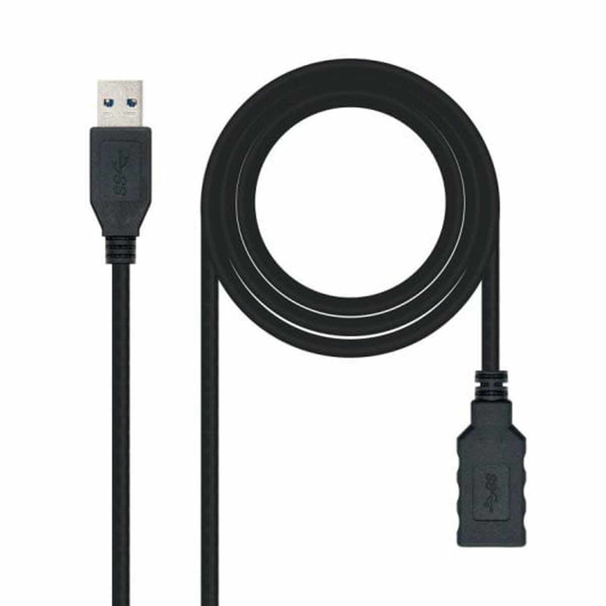 Καλώδιο USB NANOCABLE 10.01.0903-BK Μαύρο 3 m