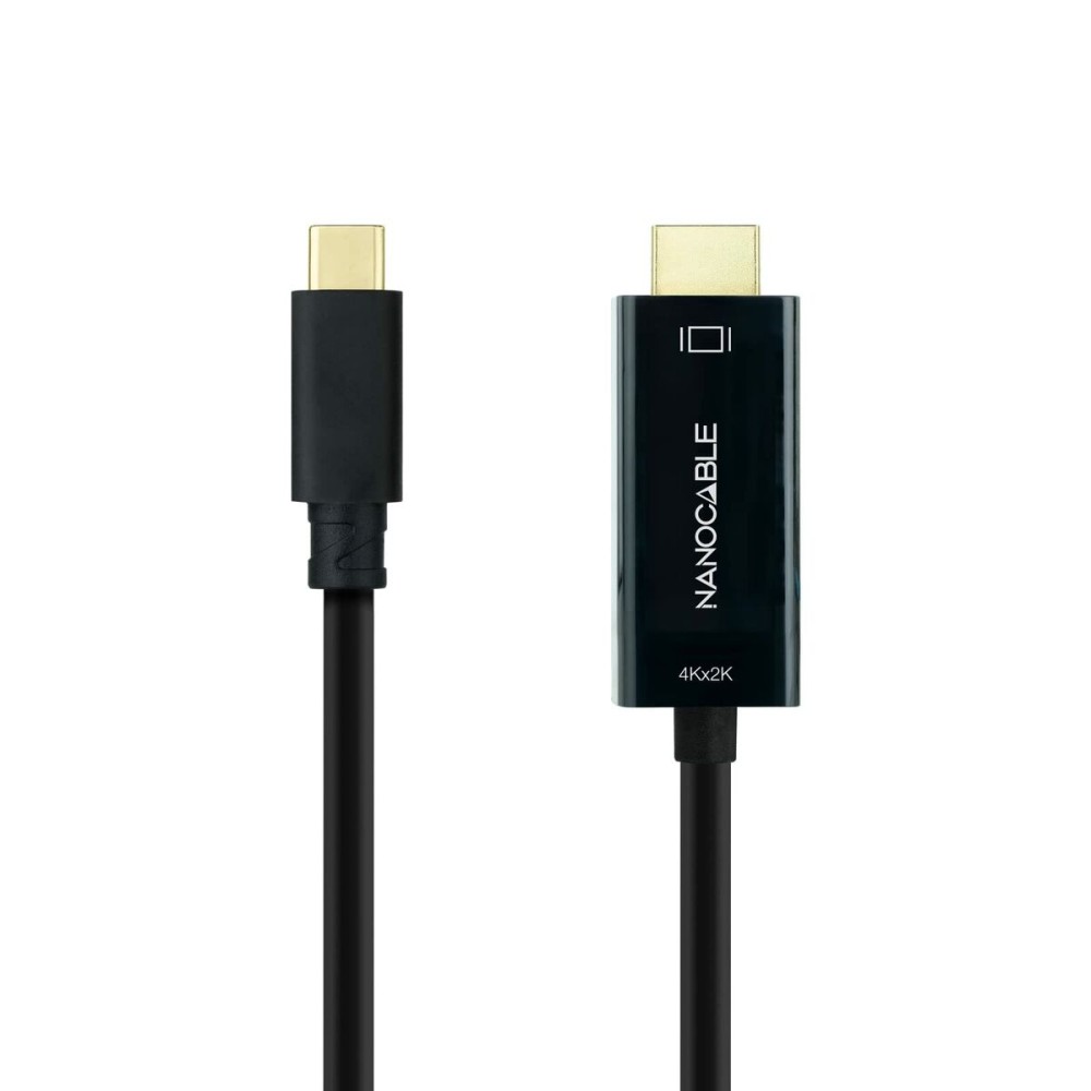 Καλώδιο USB-C σε HDMI NANOCABLE 10.15.5132 Μαύρο 1,8 m 4K Ultra HD