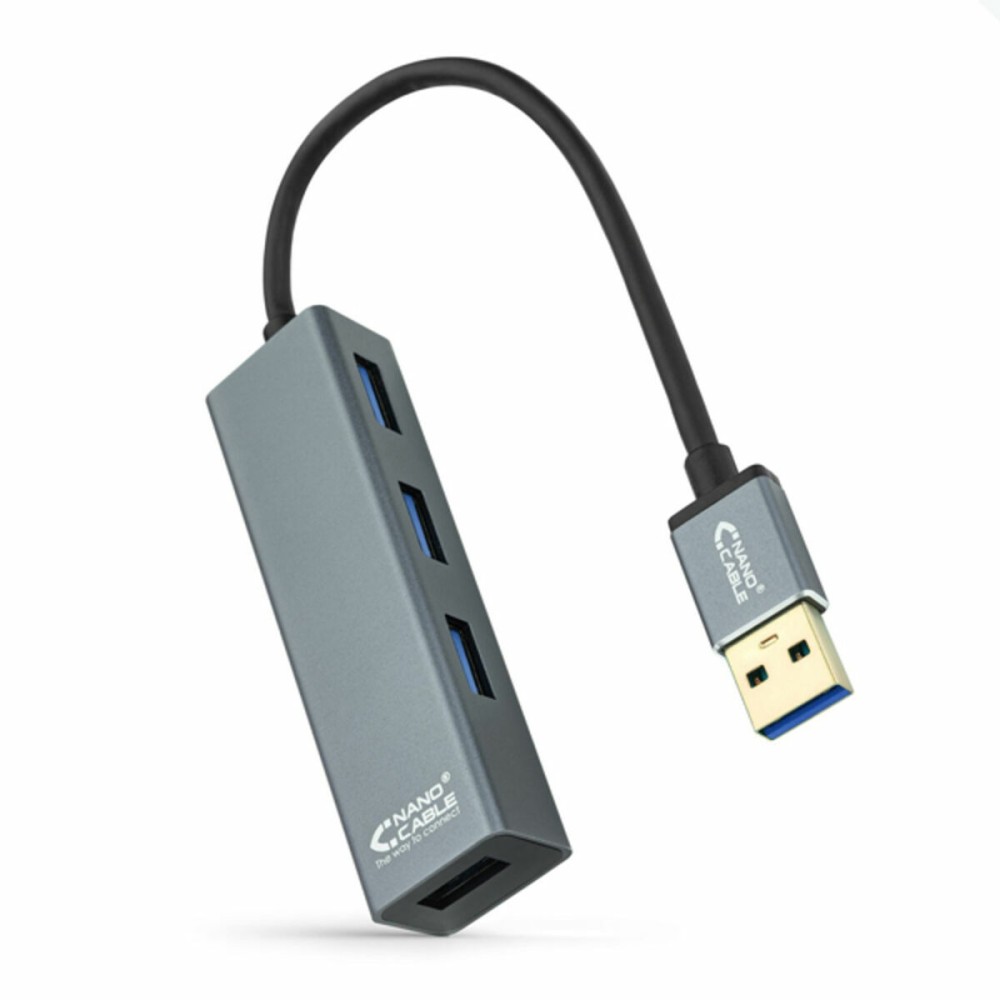Hub USB 4 Θύρες NANOCABLE 10.16.4402 USB 3.0