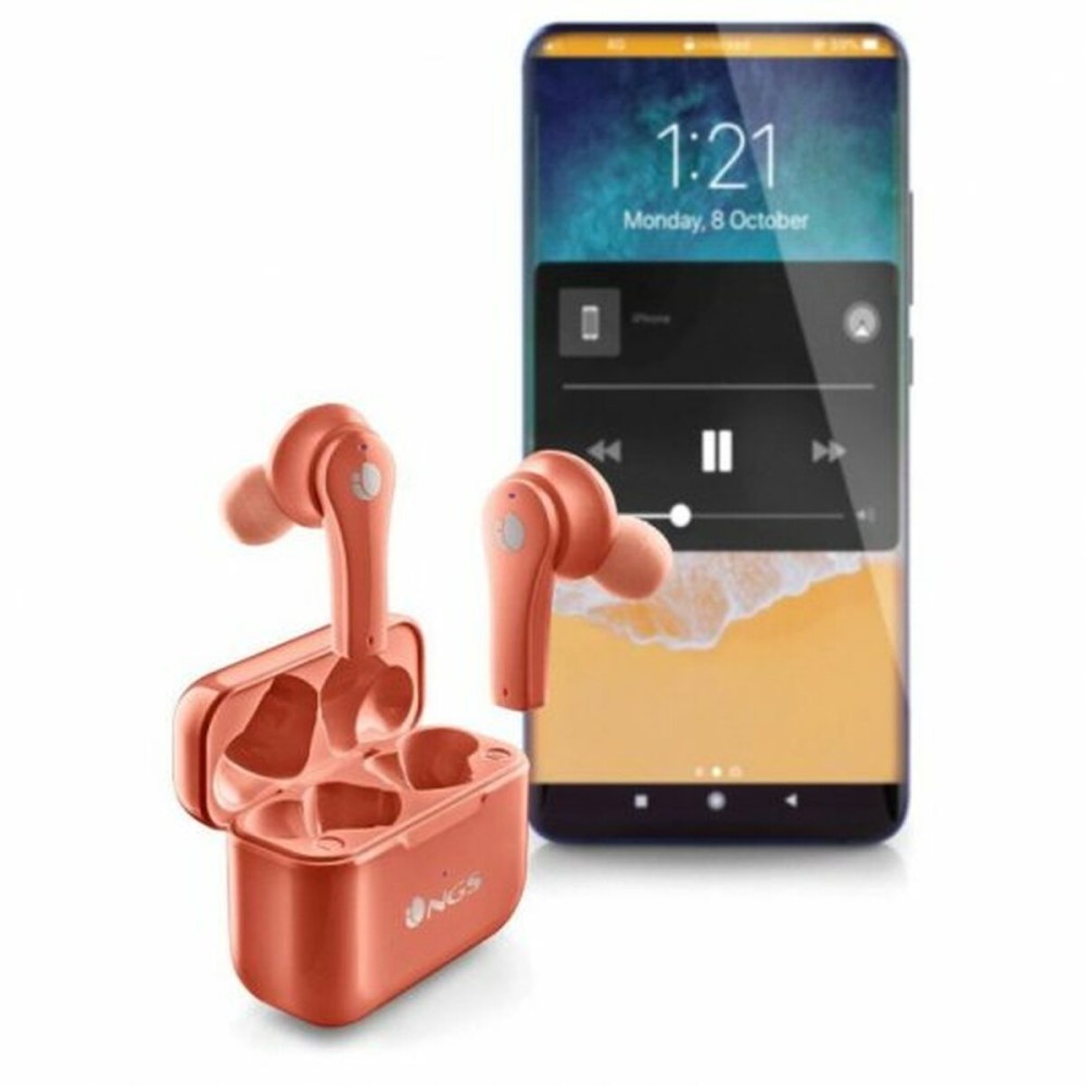 Ακουστικά in Ear Bluetooth NGS ELEC-HEADP-0367 Κοράλι