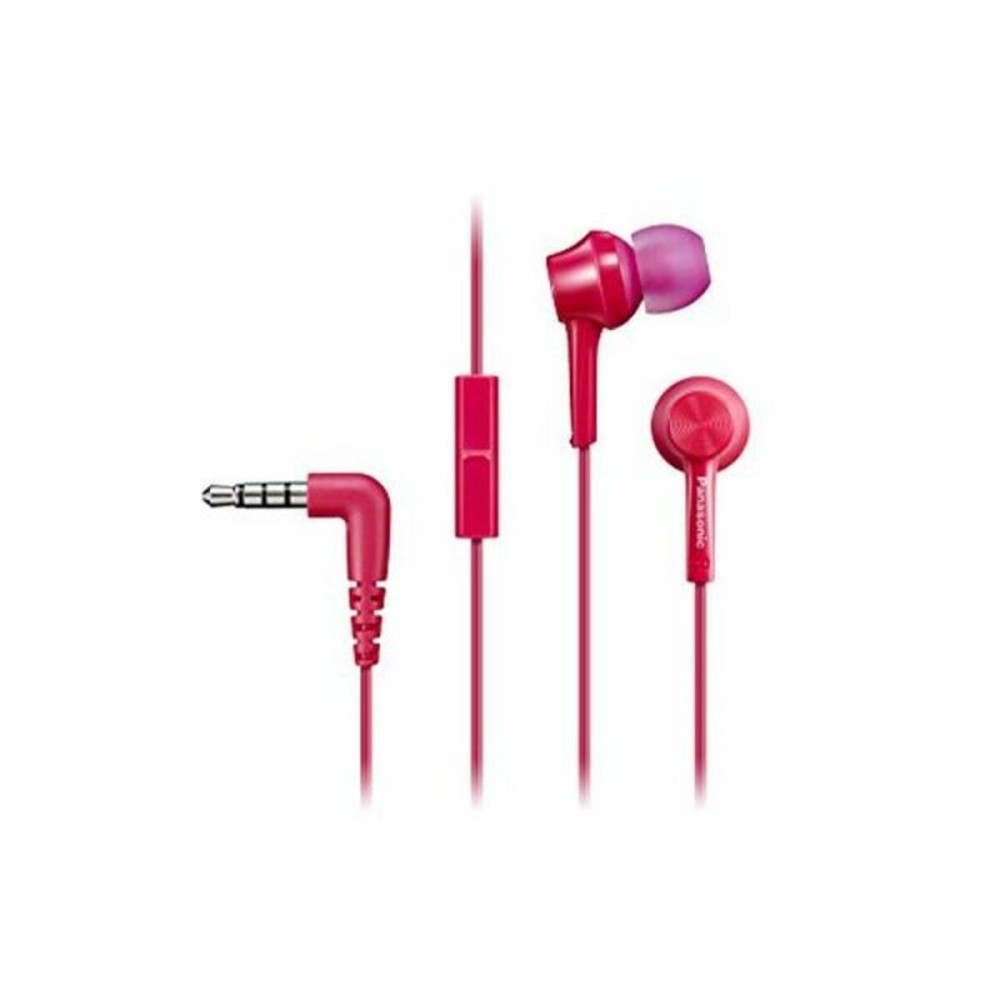 Ακουστικά με Μικρόφωνο Panasonic RPTCM105EP in-ear Ροζ (x1)