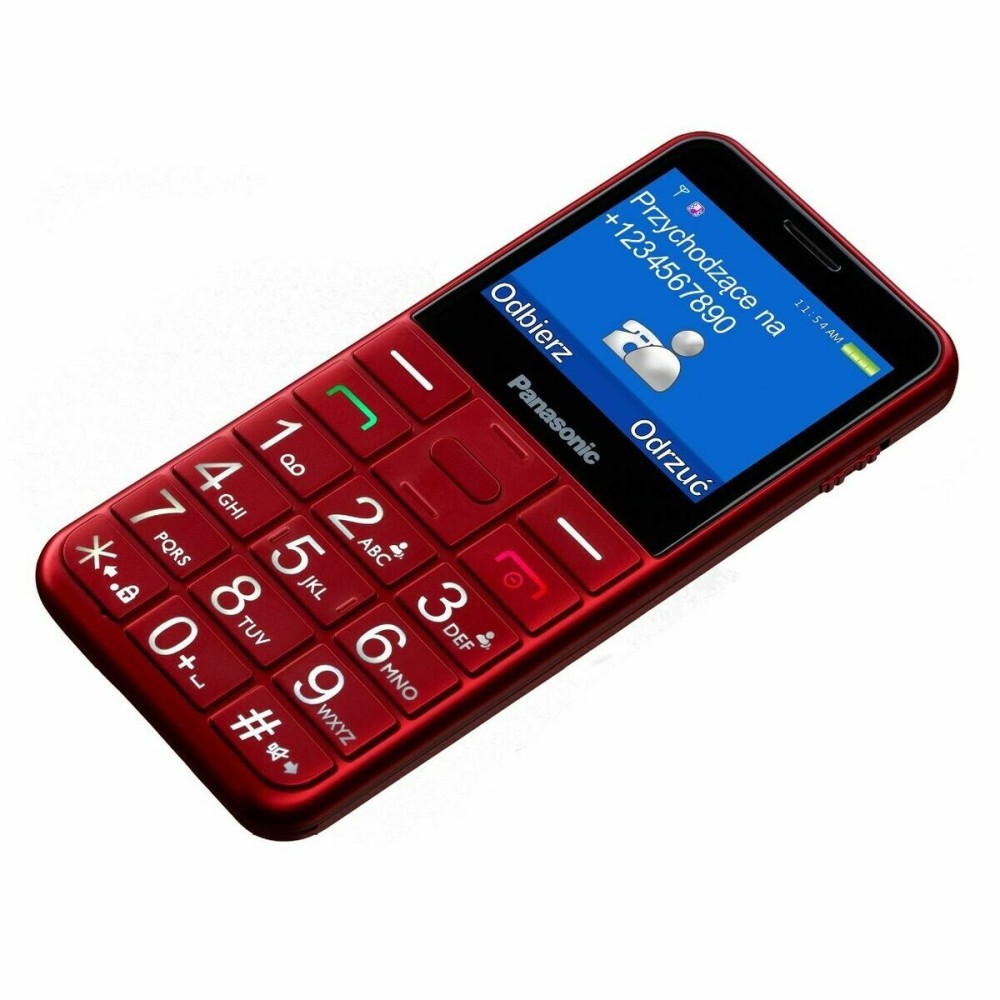 Κινητό Τηλέφωνο για Ηλικιωμένους Panasonic KX-TU155EXRN Κόκκινο