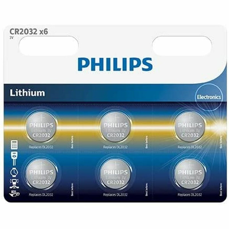Μπαταρίες Philips CR2032P6/01B 3 V