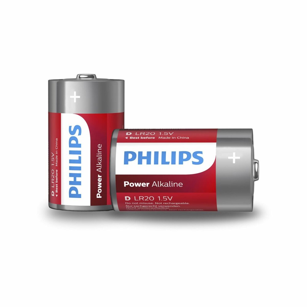 Αλκαλικές Μπαταρίες Philips Batería LR20P2B/10 1,5 V