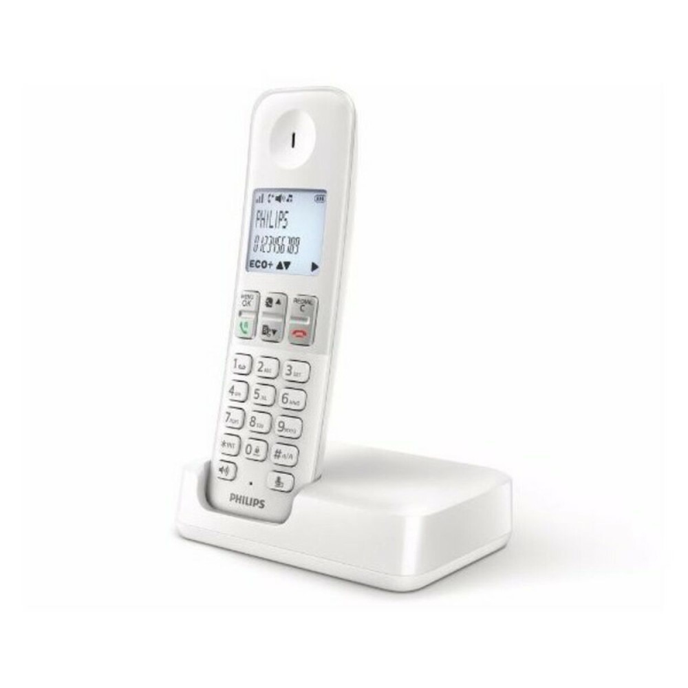Ασύρματο Τηλέφωνο Philips D2501W/34 1,8" 500 mAh GAP Λευκό