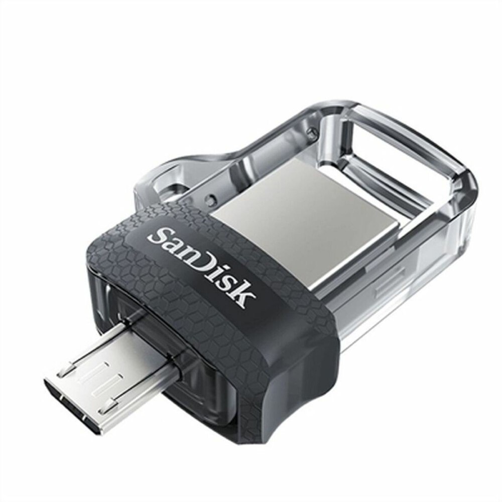 Στικάκι USB SanDisk Ultra Dual m3.0 Ασημί 128 GB