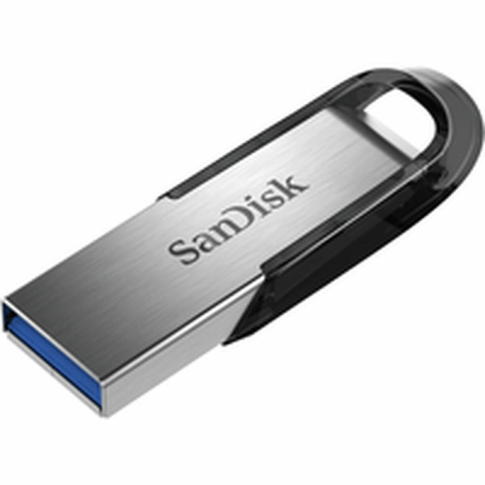 Στικάκι USB SanDisk ULTRA FLAIR Μαύρο Μαύρο/Ασημί Ασημί 128 GB